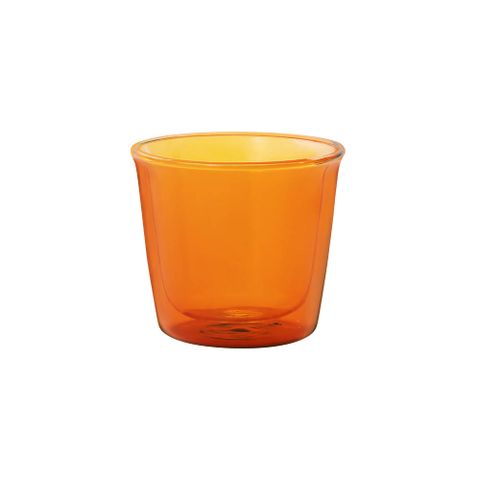 WUZ 屋子 日本KINTO Cast Amber琥珀色雙層玻璃杯 250ml