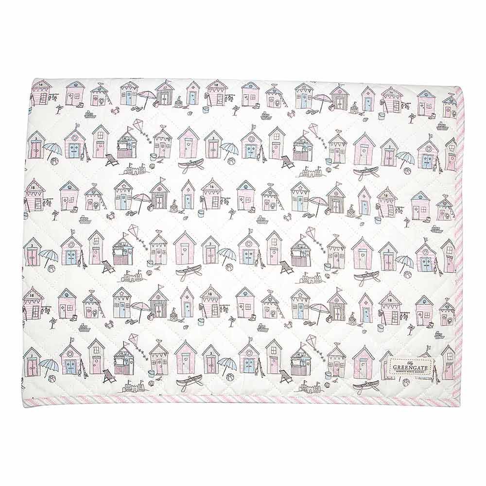 WUZ 屋子 丹麥GreenGate Ellison pale pink 兒童被 120x120cm