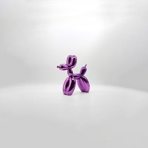 【WUZ屋子】美國Green Tree Products 迷你氣球狗模型-紫色