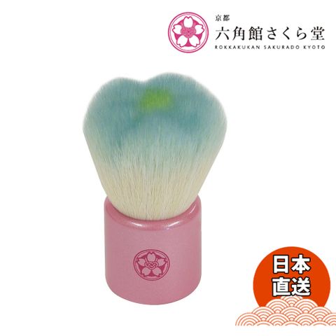 WUZ 屋子 京都六角館櫻花堂 花朵洗臉刷-藍