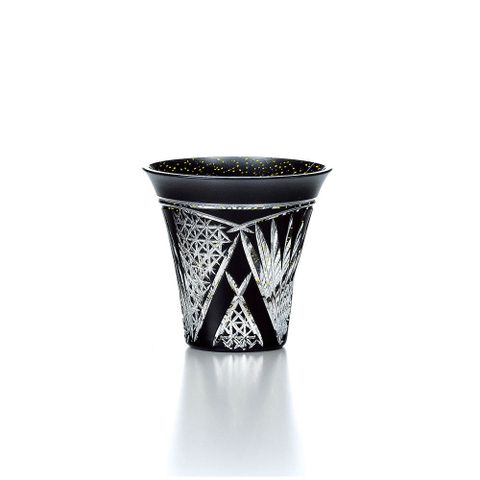 【WUZ屋子】日本TOYO-SASAKI 八千代墨色烈酒杯 開扇柄 85ml