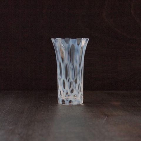 【WUZ屋子】日本 廣田硝子 大正浪漫 一口啤酒杯120ml (水玉)