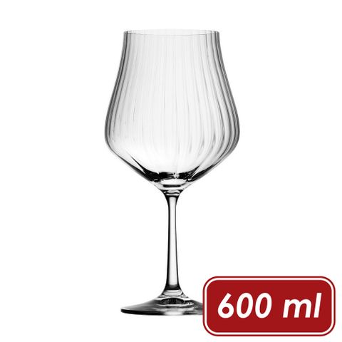 Utopia Tulipa手工水晶玻璃紅酒杯(豎紋600ml)