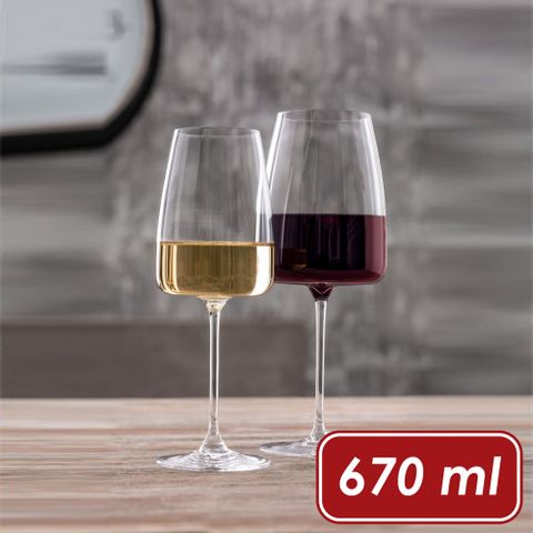 VEGA 德國 Lotta水晶玻璃紅酒杯(670ml) / 調酒杯 雞尾酒杯