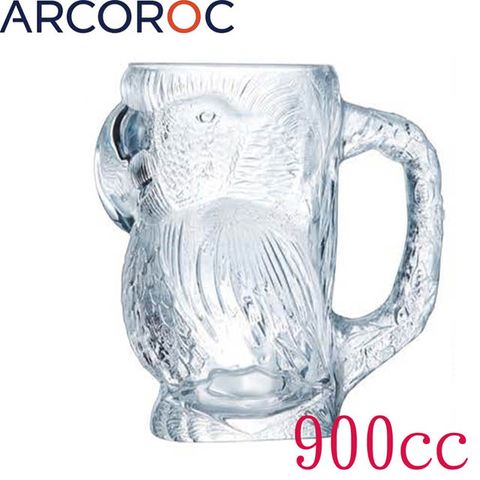 Arcoroc 法國鸚鵡造型啤酒杯900cc