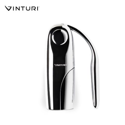 【Vinturi】V9031(垂直槓桿式開瓶器)開瓶器禮盒  鍍鉻壓鑄結構 附鋁箔切割器 適用於所有類型的軟木塞