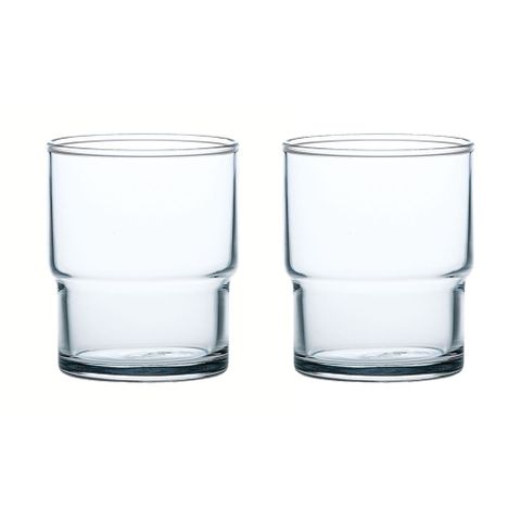 【TOYO SASAKI】東洋佐佐木 日本製強化玻璃杯200ml 兩入組 (00345HS)