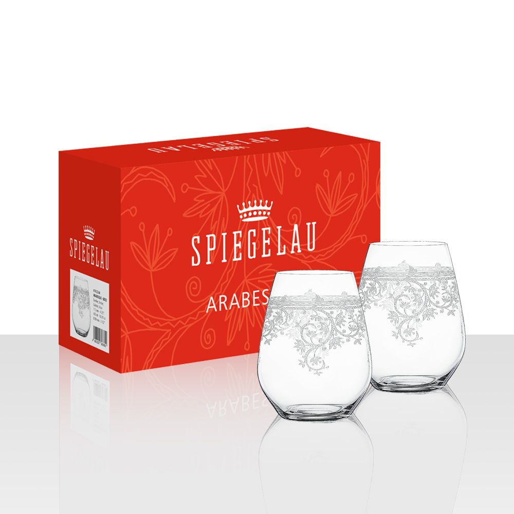 Spiegelau 史畢克勞 德國Arabesque雕花香檳杯 2入組-300ml