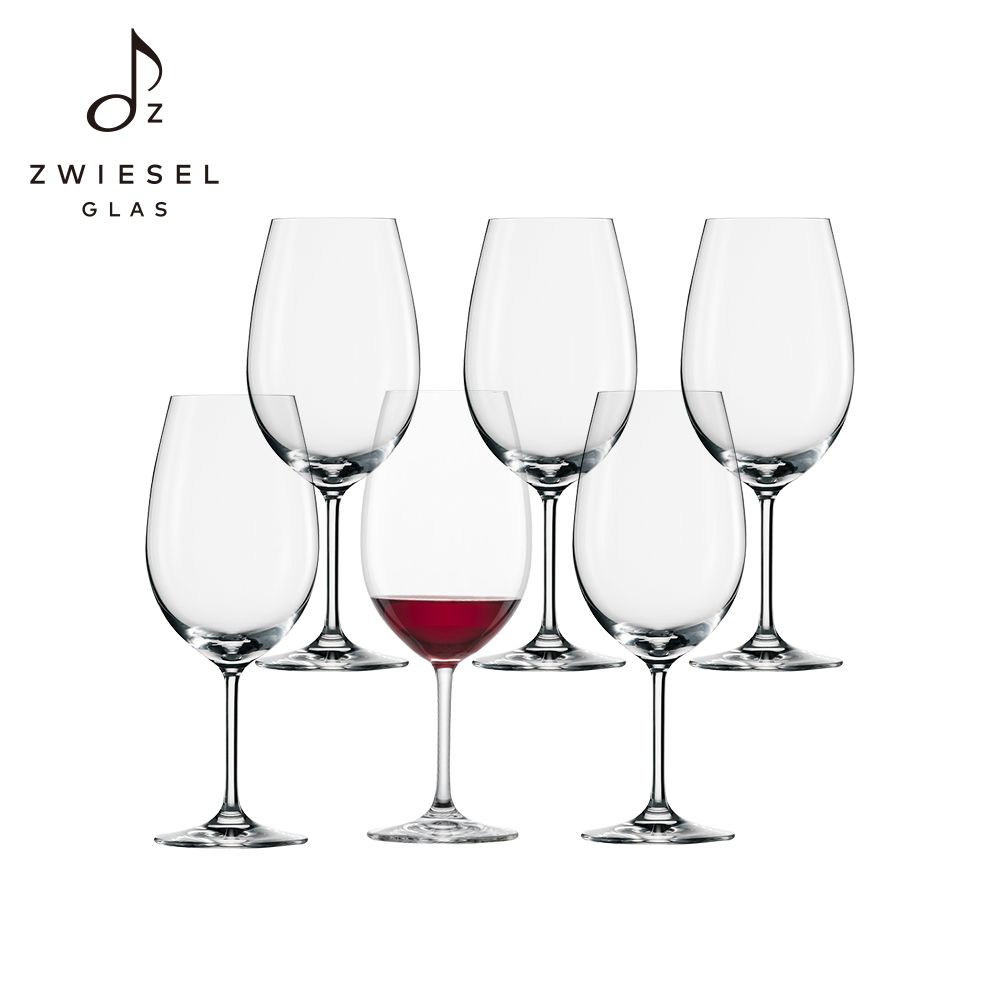 ZWIESEL GLAS 德國水晶杯 德國蔡司酒杯 Ivento 波爾多紅酒杯633ml 6入組