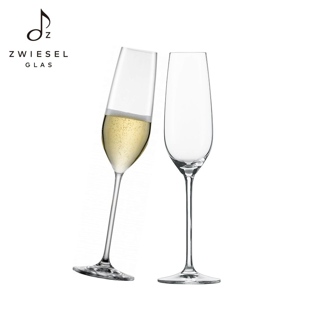 ZWIESEL GLAS 德國水晶杯   Fortissimo 香檳杯240ml 2入組