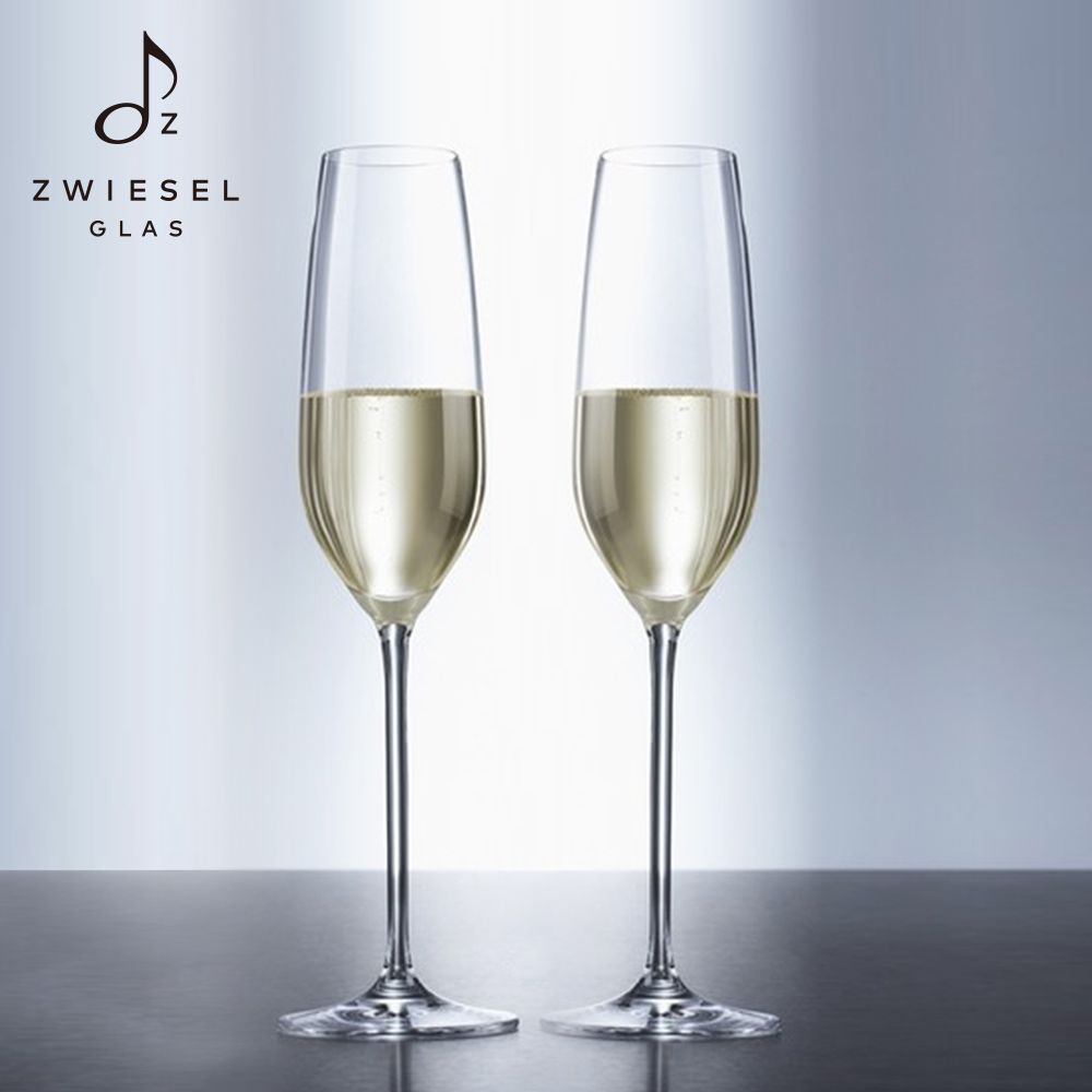 ZWIESEL GLAS 德國水晶杯   Fortissimo 香檳杯240ml 2入組