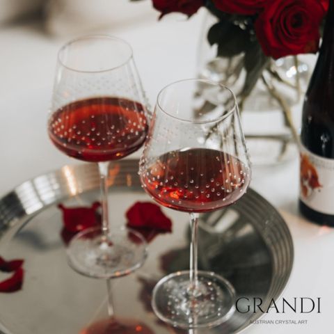 【GRANDI】極光710會呼吸的紅酒杯/施華洛世奇水鑽紅酒杯710ml-1入
