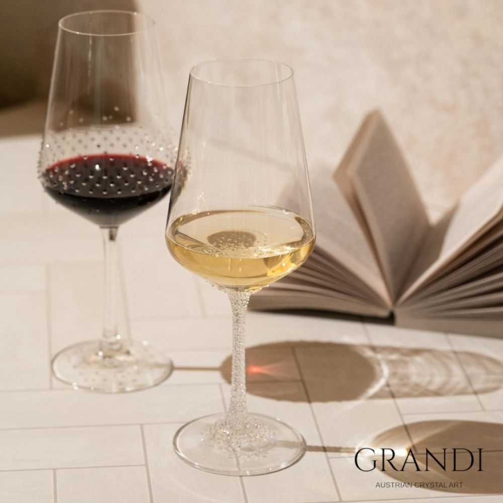  【GRANDI】豪華仙女座無鉛水晶紅酒杯/施華洛世奇水鑽紅酒杯450ml-1入