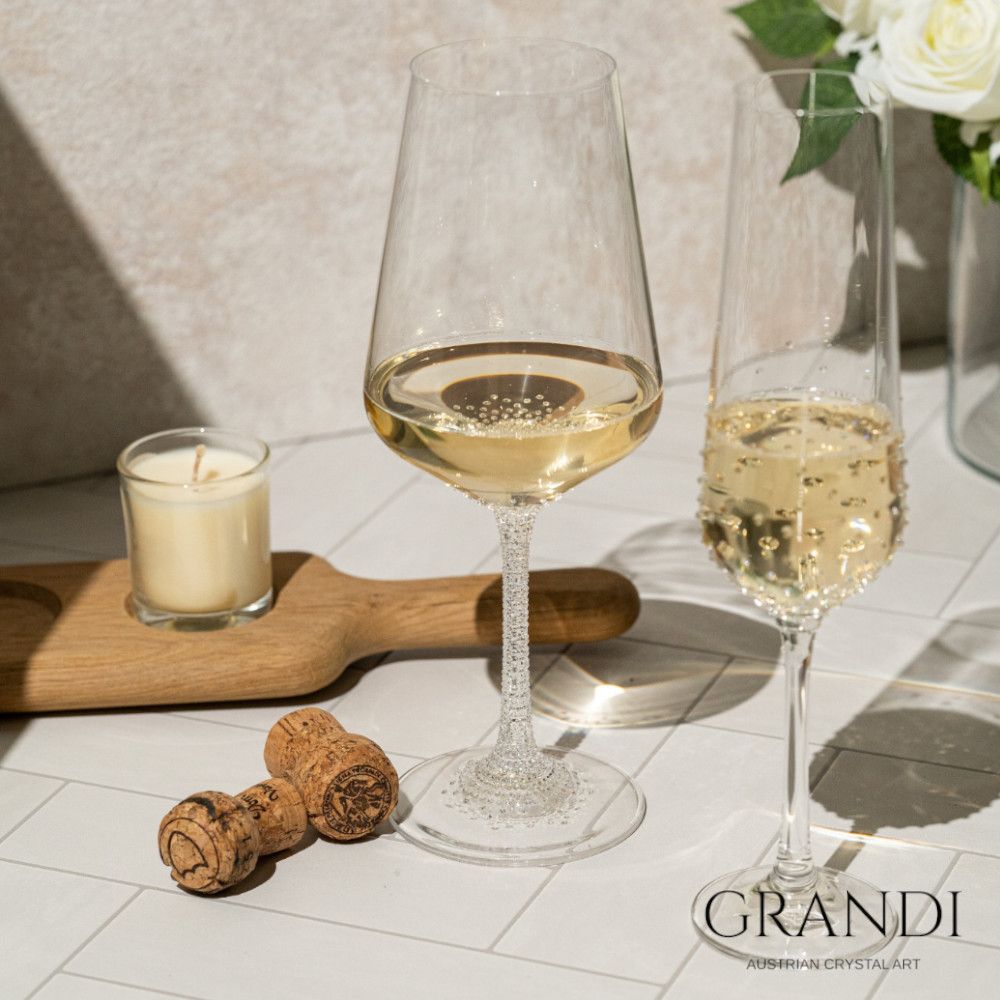  【GRANDI】豪華仙女座無鉛水晶紅酒杯/施華洛世奇水鑽紅酒杯450ml-1入