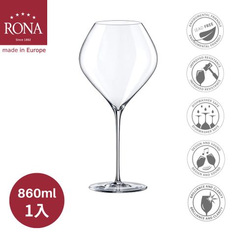 RONA 洛娜 斯洛伐克SWAN天鵝系列 勃根地杯860ml-1入