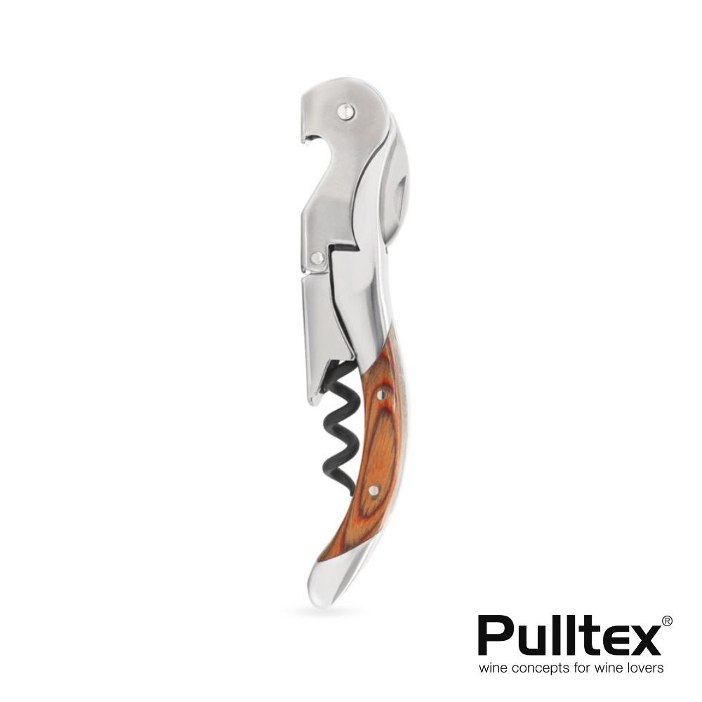 Pulltex 西班牙托雷多手感木工兩段式開瓶器-玫瑰木