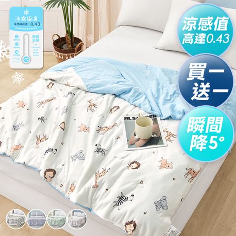 J-bedtime 獨家專利超涼爽冰冰被/涼被5*6尺-任選2件(涼感值高達0.43)