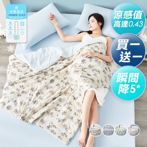 J-bedtime 獨家專利超涼爽冰冰被/涼被5*6尺-任選2件(涼感值高達0.43)