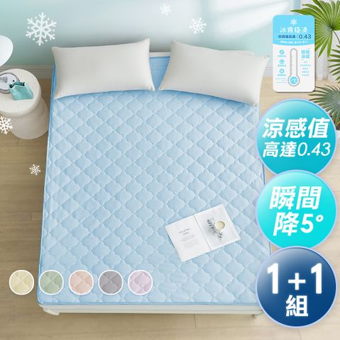 【J-bedtime】專利超涼感保潔床墊(單/雙/加大)-任選2件