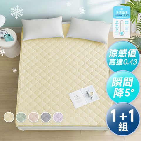 【J-bedtime】專利超涼感保潔床墊(單/雙/加大)-任選2件