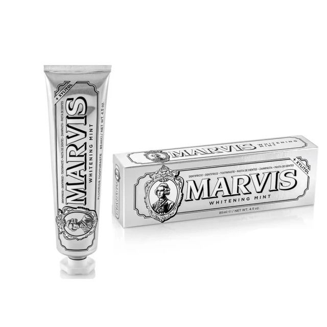 MARVIS 台隆手創館  義大利經典牙膏85ml(銀-亮白)