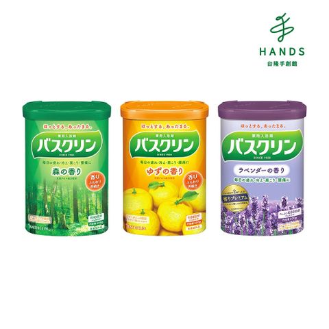 台隆手創館 日本巴斯克林入浴劑600g(森林/薰衣草/香橙)