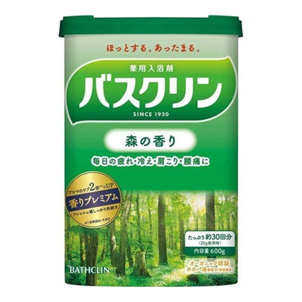 Bathclin 巴斯克林 台隆手創館 日本入浴劑600g(森林/薰衣草/香橙)