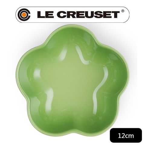 LE CREUSET -瓷器花型盤12cm (小) (棕櫚綠)