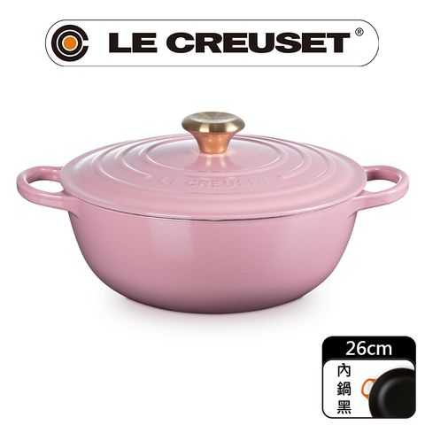 LE CREUSET-典藏琺瑯鑄鐵鍋媽咪鍋26cm