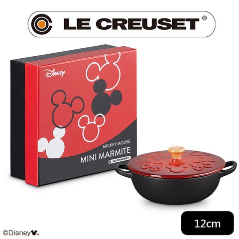 LE CREUSET -迪士尼米奇系列 瓷器迷你媽咪鍋烤盅12cm