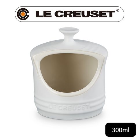 LE CREUSET-瓷器鹽罐300ml (棉花白)