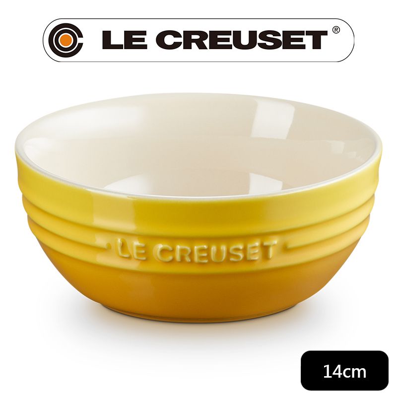 LE CREUSET -瓷器韓式湯碗14cm (芥末黃)