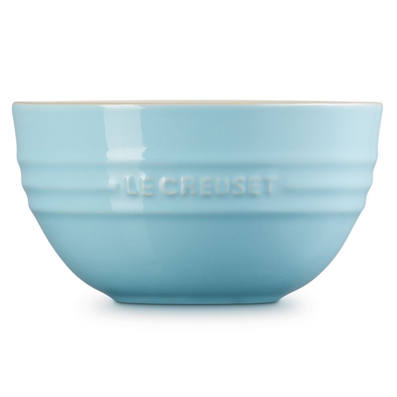 LE CREUSET -瓷器韓式飯碗350ml (亮藍-無盒)