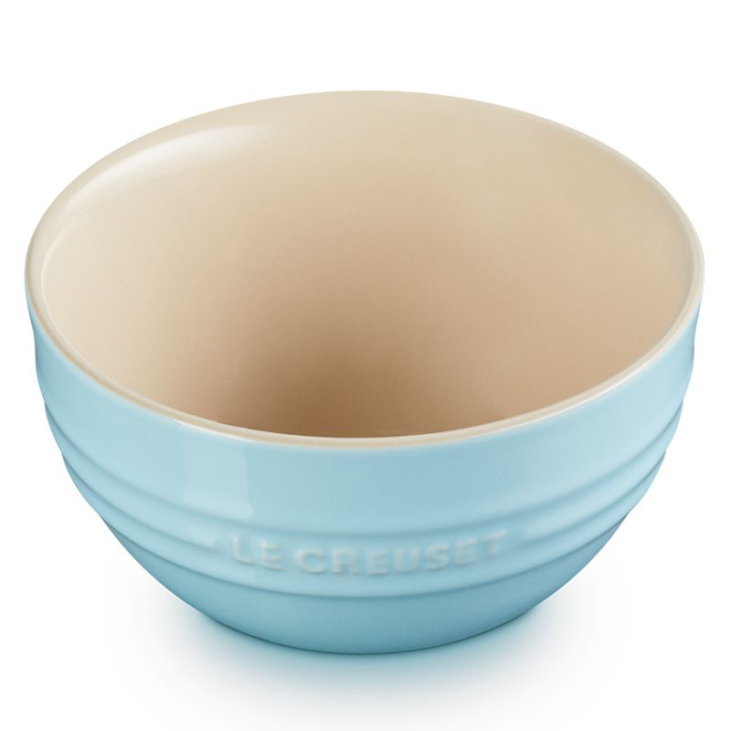 LE CREUSET -瓷器韓式飯碗350ml (亮藍-無盒)