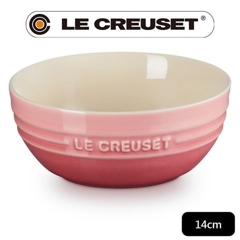 LE CREUSET 瓷器韓式湯碗14cm (薔薇粉)