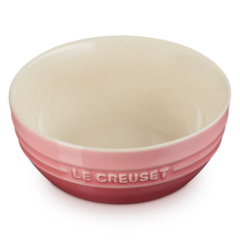 LE CREUSET 瓷器韓式湯碗14cm (薔薇粉-無盒)
