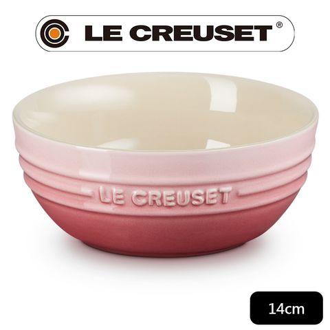 LE CREUSET 瓷器韓式湯碗14cm (櫻花粉-無盒)