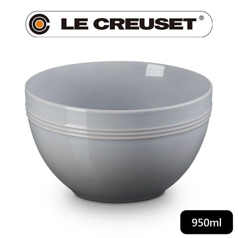 LE CREUSET-瓷器舊金山系列麵碗950ml (迷霧灰)