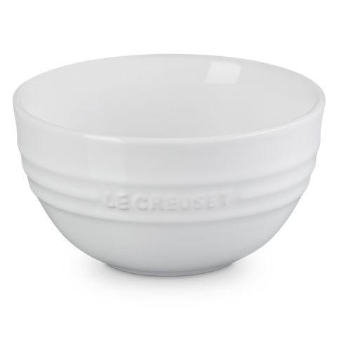 LE CREUSET-瓷器韓式飯碗350ml (雪花白)