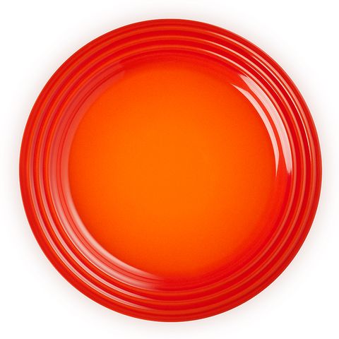 LE CREUSET-瓷器沙拉盤 22cm (火焰橘)