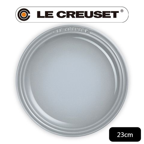 LE CREUSET-瓷器圓盤 23cm (迷霧灰)