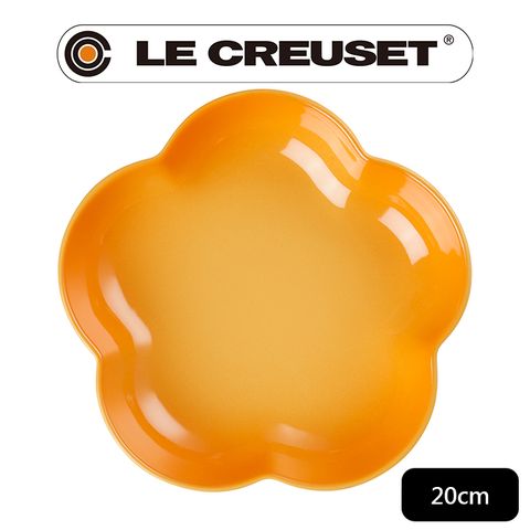 LE CREUSET-瓷器花型盤(中)-初花