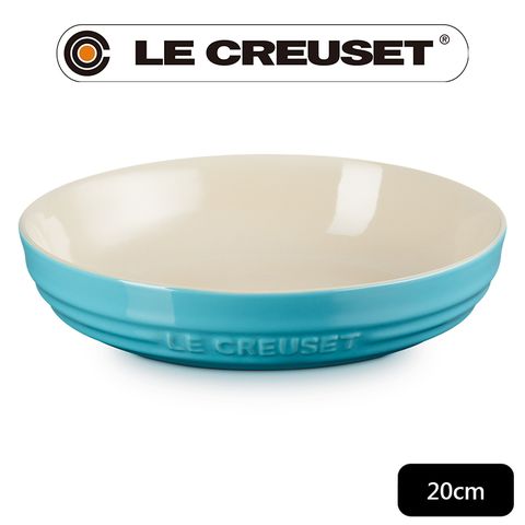 LE CREUSET-瓷器深圓盤 20cm (土耳其藍)