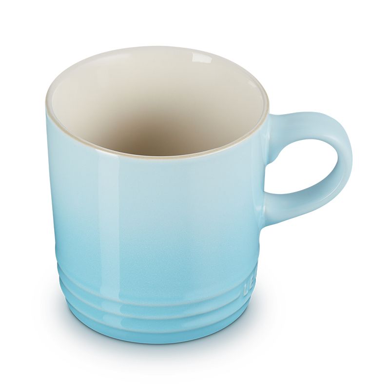 LE CREUSET -瓷器英式馬克杯350ml (水漾藍-無盒)