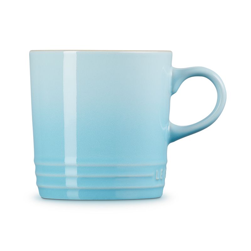 LE CREUSET -瓷器英式馬克杯350ml (水漾藍-無盒)