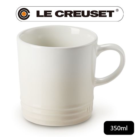 LE CREUSET-瓷器英式馬克杯350ml (蛋白霜)