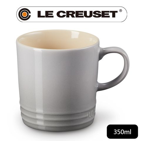 LE CREUSET-瓷器英式馬克杯350ml (迷霧灰)