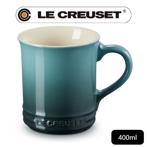 LE CREUSET-瓷器馬克杯 400ml (深海藍)