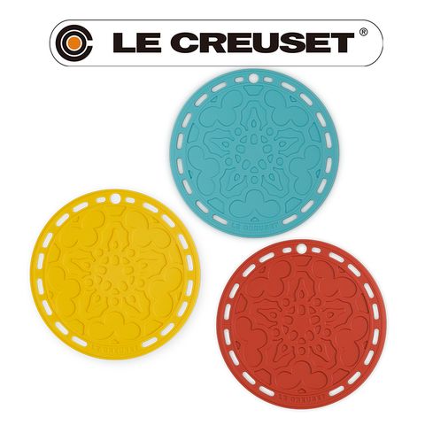 LE CREUSET-耐熱矽膠法式隔熱墊