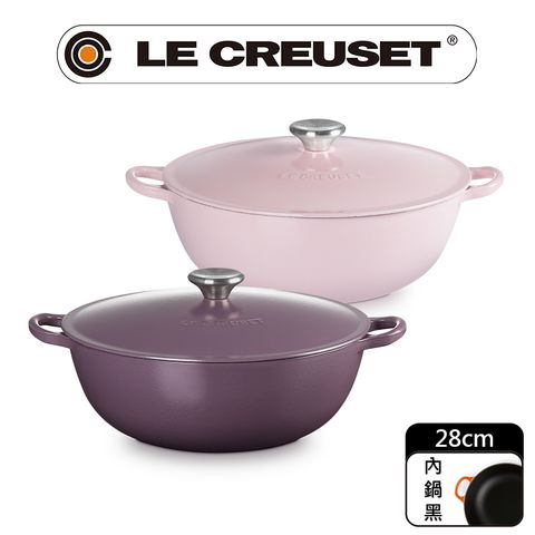 LE CREUSET-琺瑯鑄鐵鍋媽咪鍋 28cm
